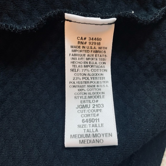 Juicy Couture Quilted Black Shift Dress with Gold Buttons - M - Picture 6 of 6